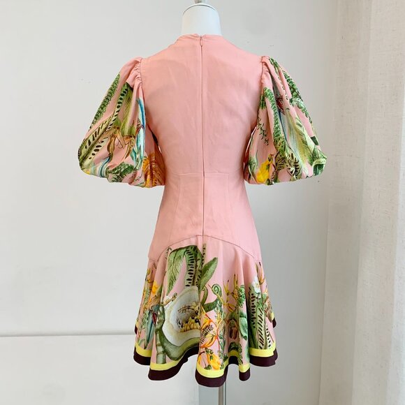 Alémais Papaya linen-blend minidress - Picture 13 of 16